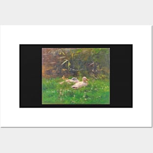 Ducks and ducklings - Willem Maris Posters and Art